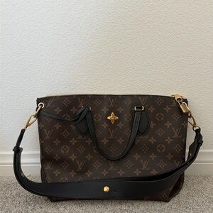 Louis Vuitton Flower Tote leather handbag